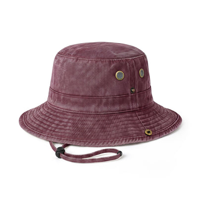 Wide Brim Bucket Hat for Summer – Cotton UPF Protection & Adjustable Fit