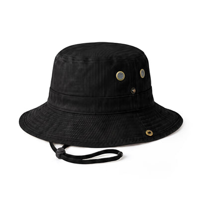 Wide Brim Bucket Hat for Summer – Cotton UPF Protection & Adjustable Fit