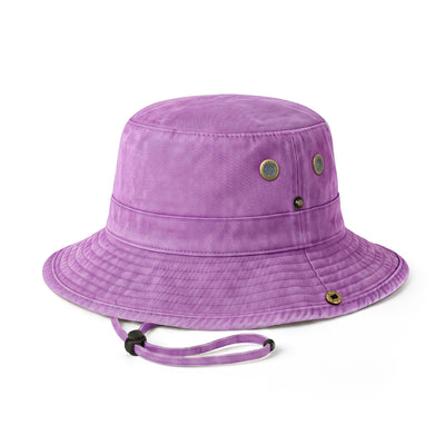 Wide Brim Bucket Hat for Summer – Cotton UPF Protection & Adjustable Fit