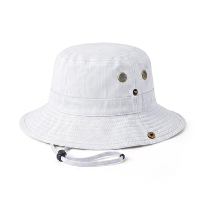 Wide Brim Bucket Hat for Summer – Cotton UPF Protection & Adjustable Fit