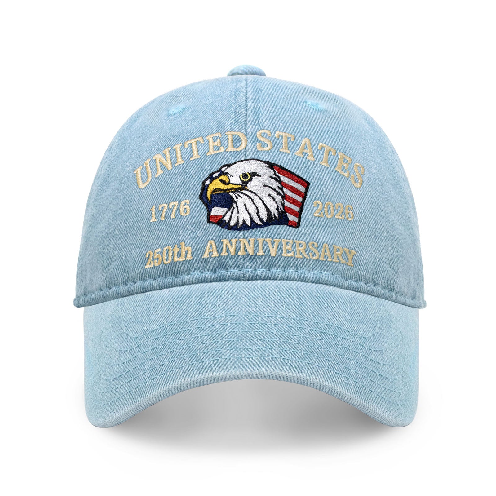 250th Anniversary USA Embroidered Dad Hat – Adjustable Cotton Baseball Cap