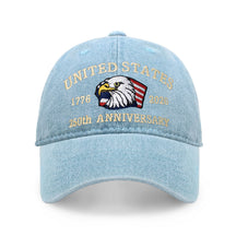 250th Anniversary USA Embroidered Dad Hat – Adjustable Cotton Baseball Cap
