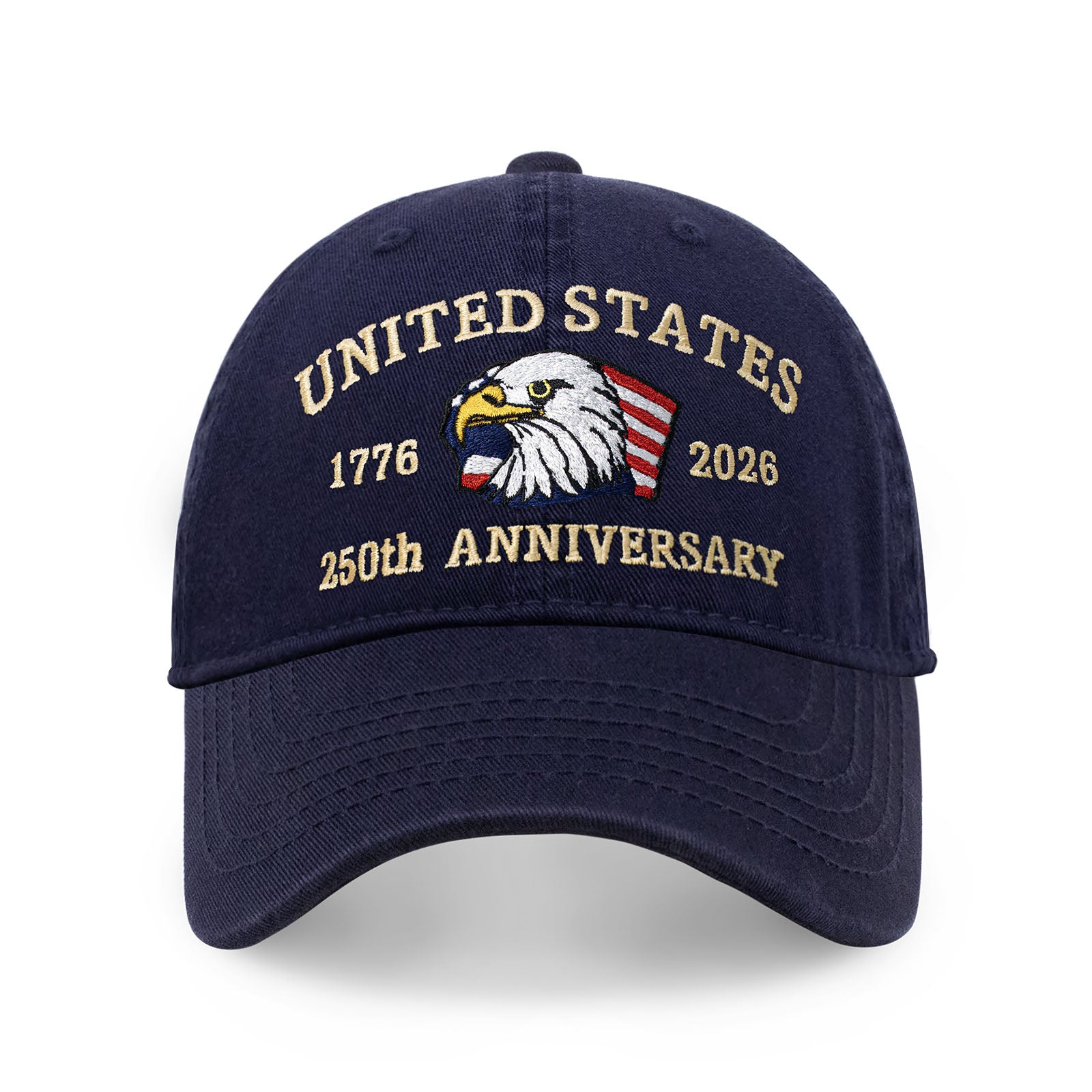 250th Anniversary USA Embroidered Dad Hat – Adjustable Cotton Baseball Cap