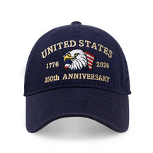 250th Anniversary USA Embroidered Dad Hat – Adjustable Cotton Baseball Cap