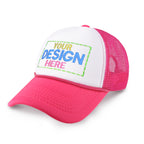 Custom Two-Tone Foam Cap with Rope