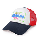 Custom Two-Tone Foam Cap with Rope