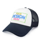 Custom Two-Tone Foam Cap with Rope