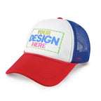 Custom Two-Tone Foam Cap with Rope