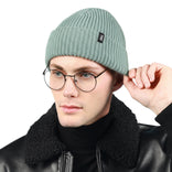 Ribbed Fisherman Beanie for Winter – Short Fit Knit Watch Cap