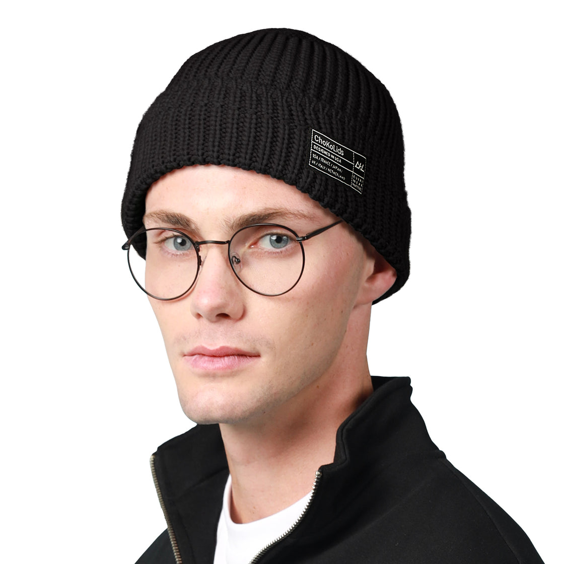 Waffle Cuff Beanie for Winter – Fisherman Watch Cap Short Fit