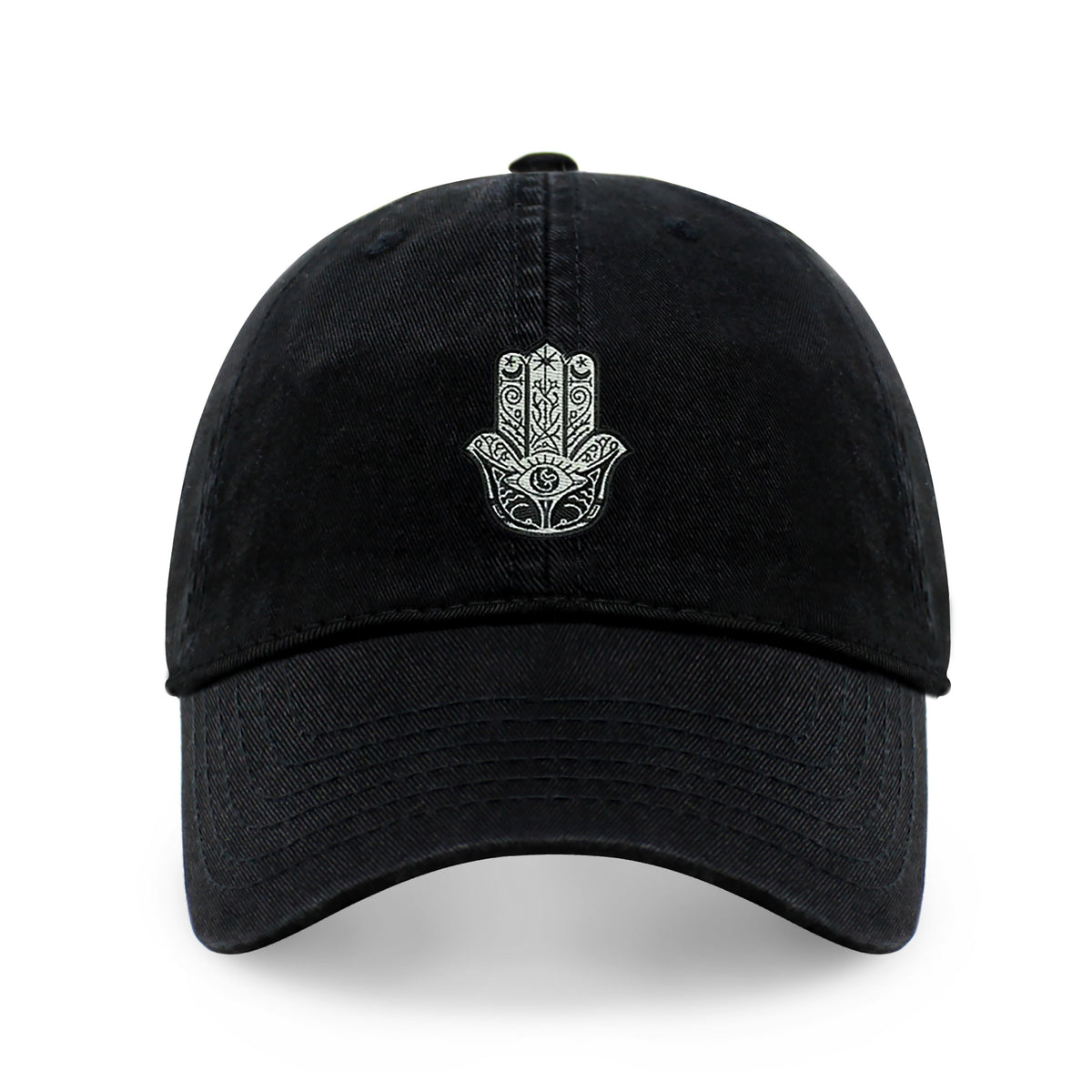 Hamsa Design Embroidered Cap