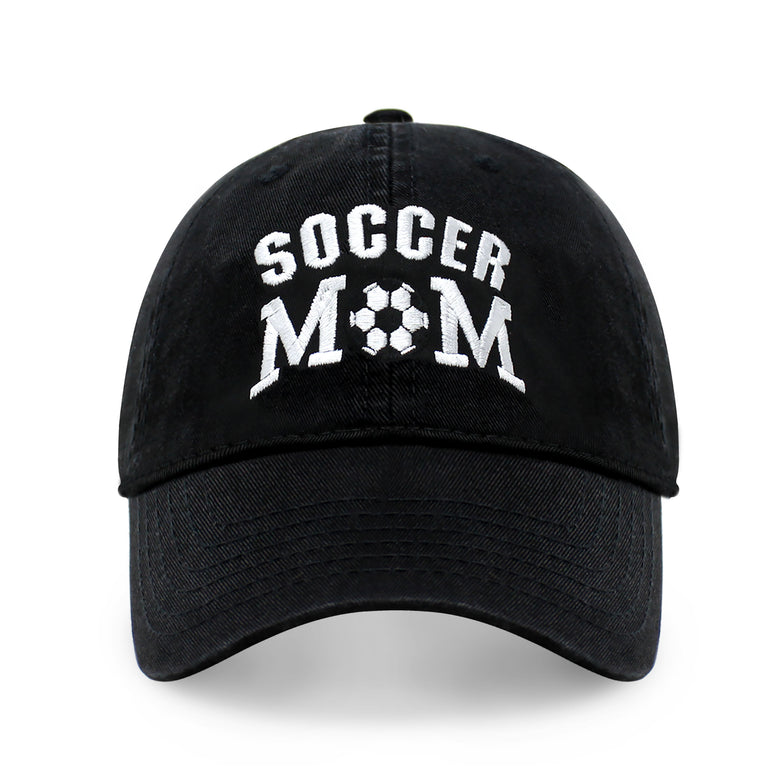 Soccer Mom Embroidered Dad Hat – Adjustable Cotton Baseball Cap