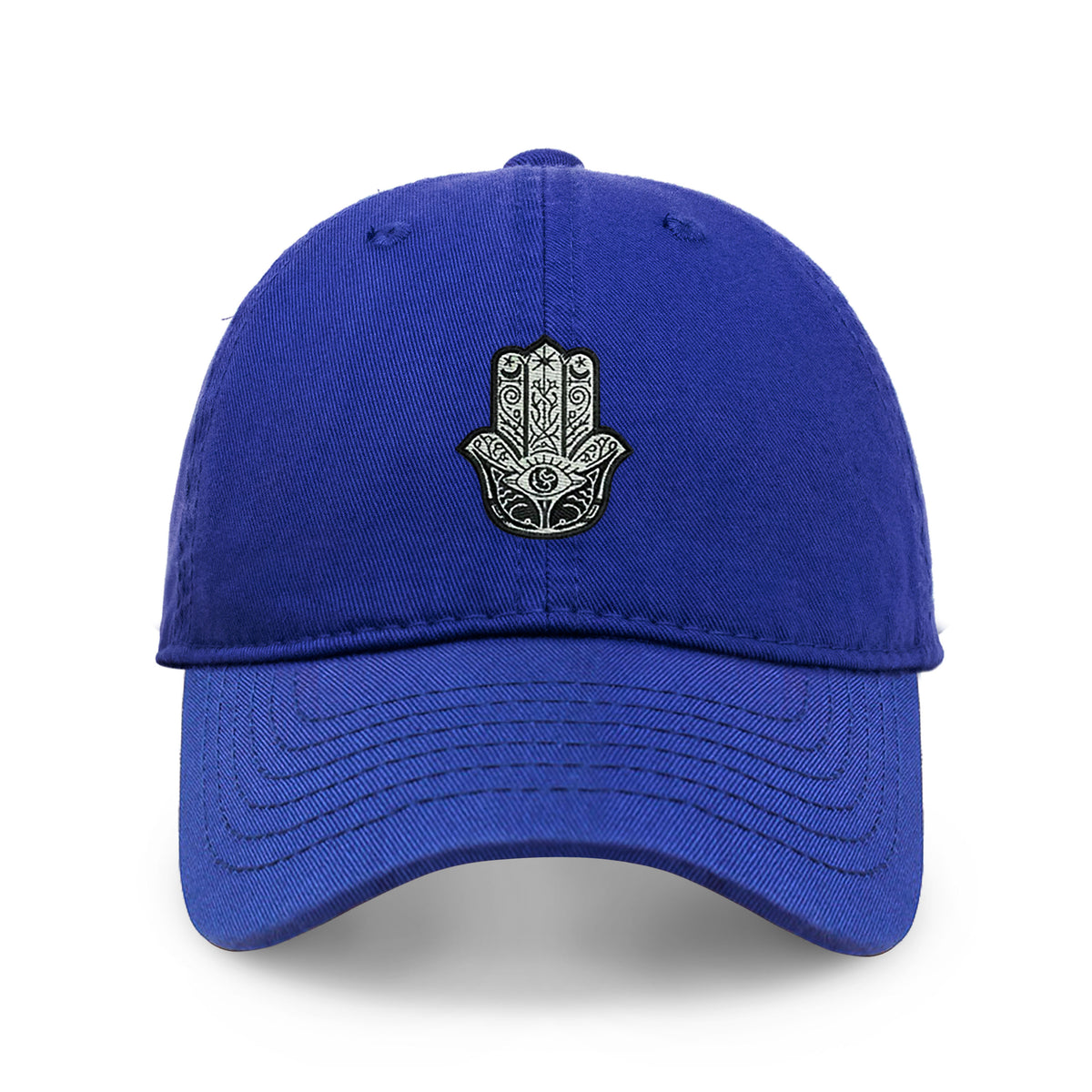 Hamsa Design Embroidered Cap