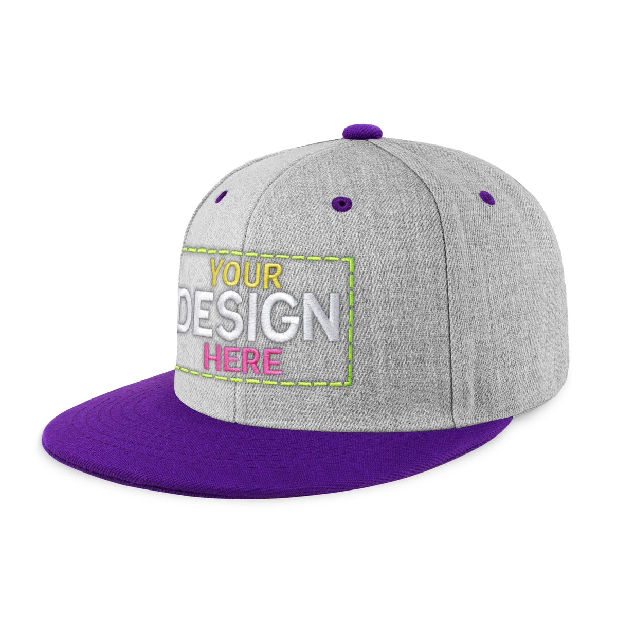 Custom Two-Tone Edge Flat Bill