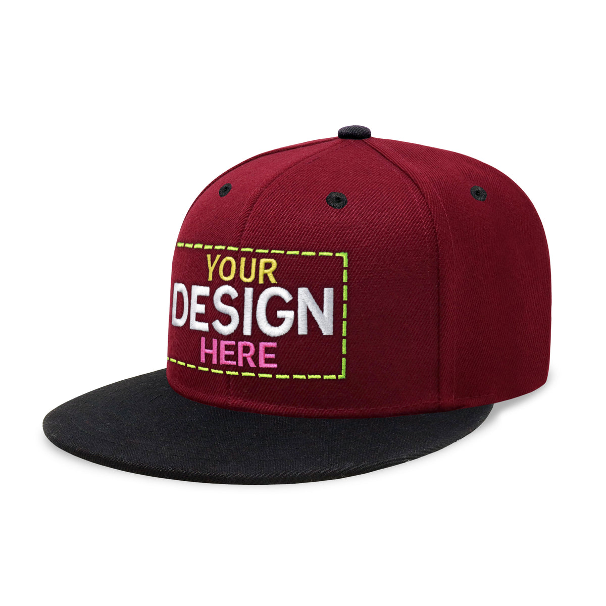 Custom Two-Tone Edge Flat Bill