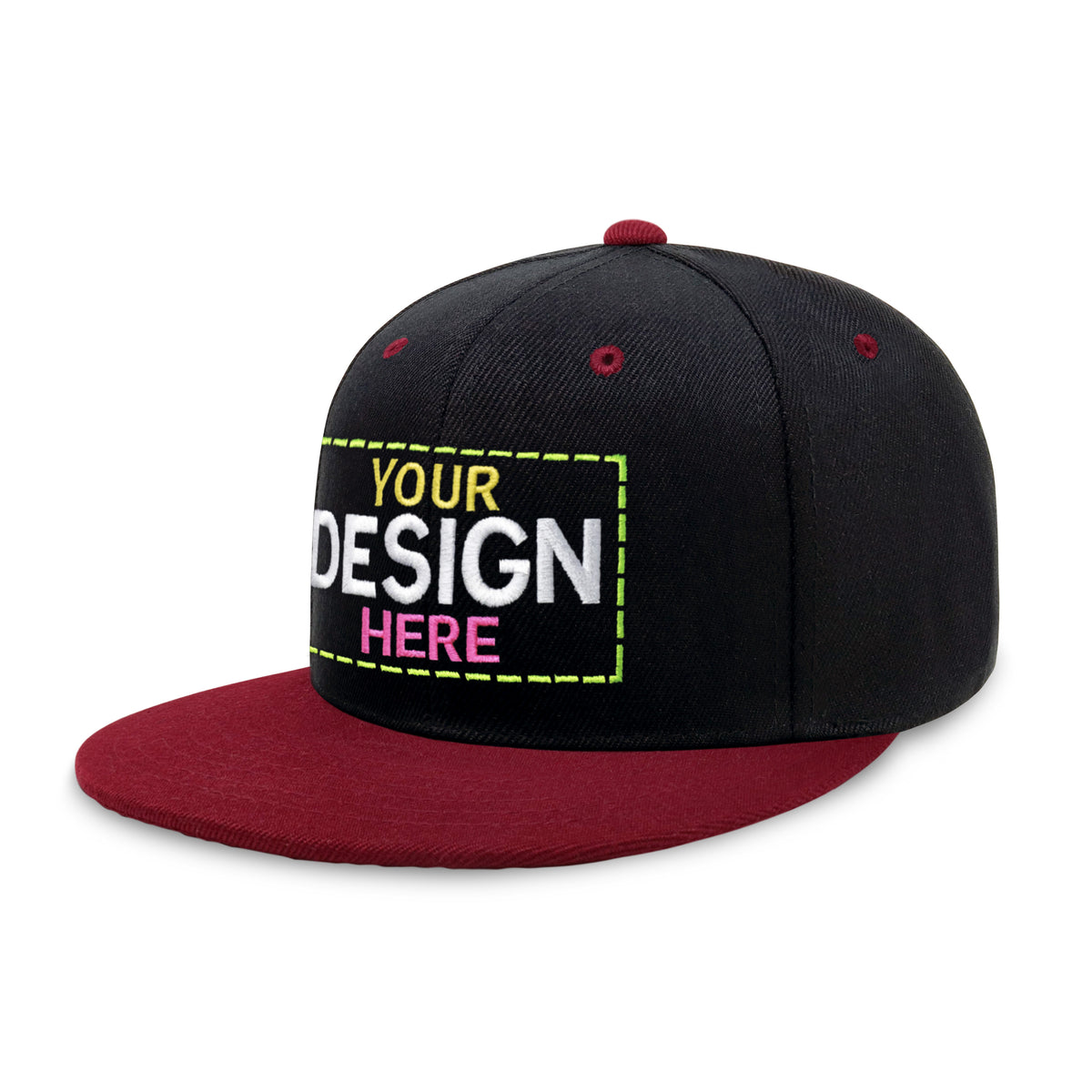 Custom Two-Tone Edge Flat Bill
