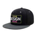 Custom Two-Tone Edge Flat Bill