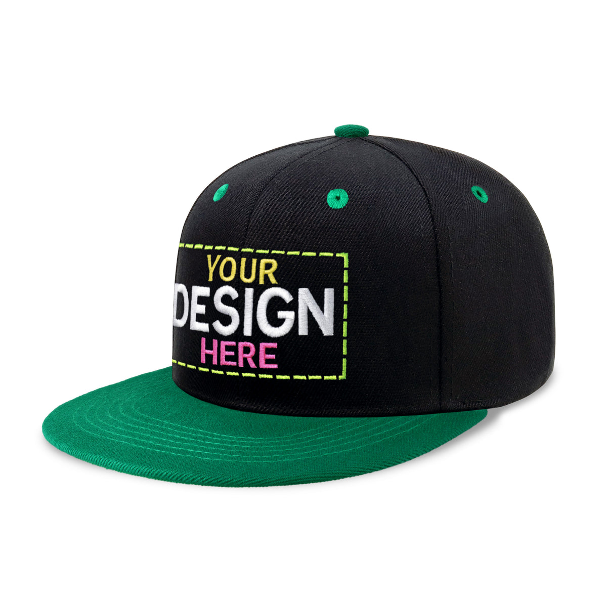 Custom Two-Tone Edge Flat Bill