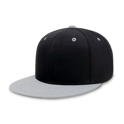 Two-Tone Edge Snapback – Acrylic Adjustable Fit & Breathable