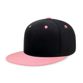 Two-Tone Edge Snapback – Acrylic Adjustable Fit & Breathable