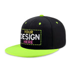 Custom Two-Tone Edge Flat Bill