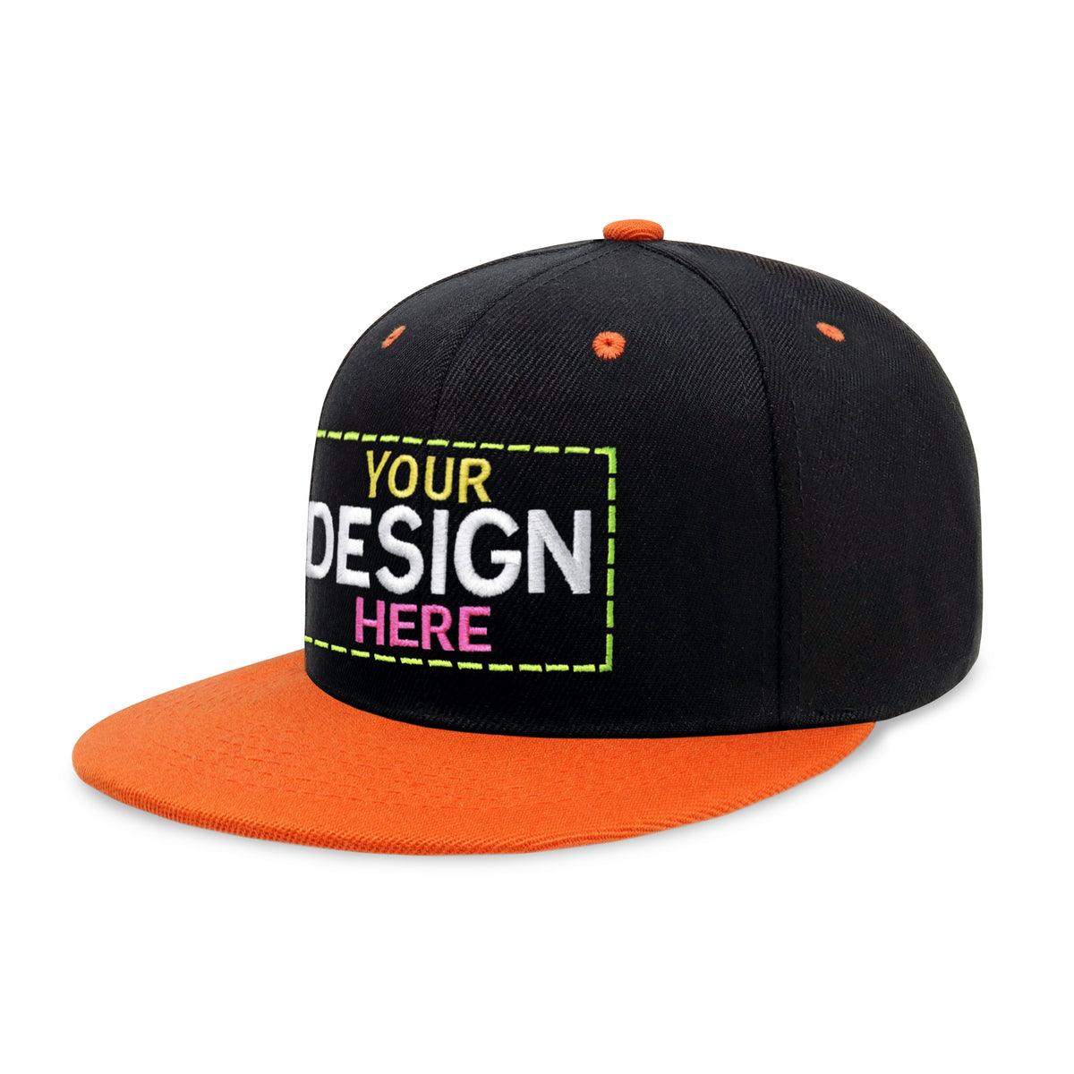 Custom Two-Tone Edge Flat Bill