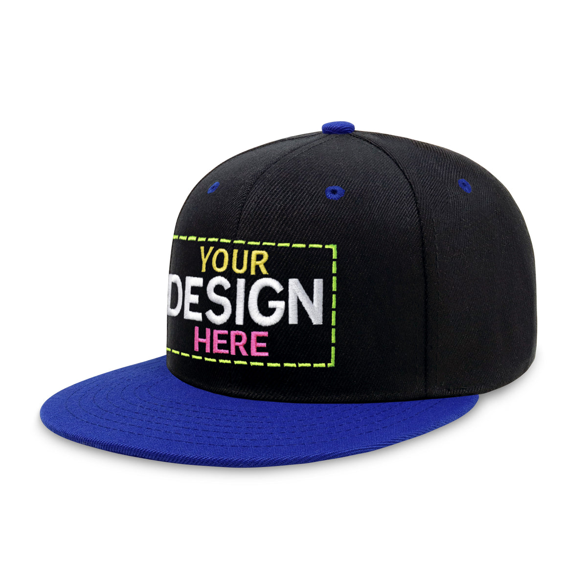 Custom Two-Tone Edge Flat Bill