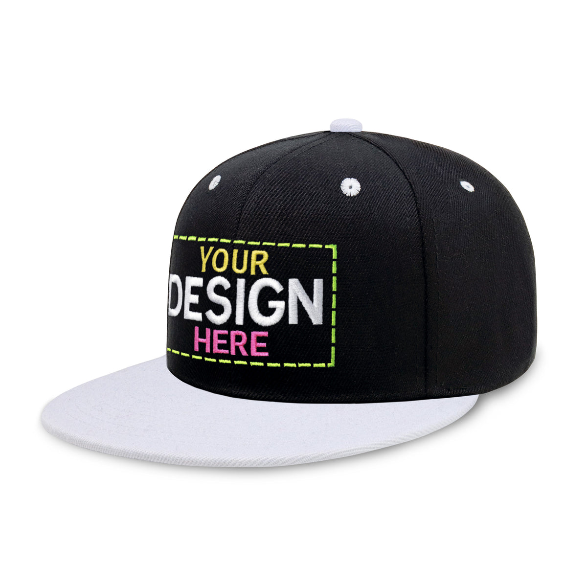Custom Two-Tone Edge Flat Bill