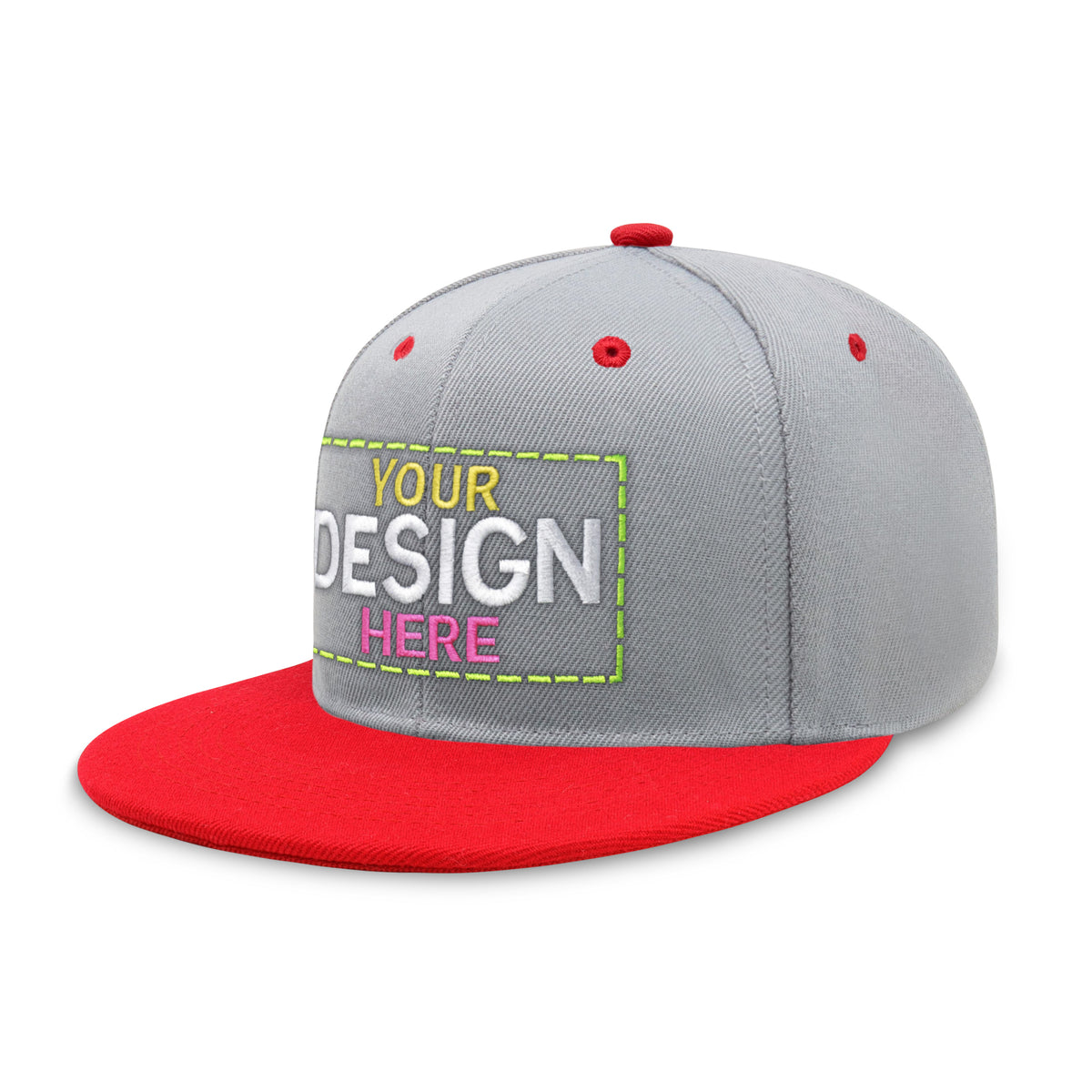 Custom Two-Tone Edge Flat Bill