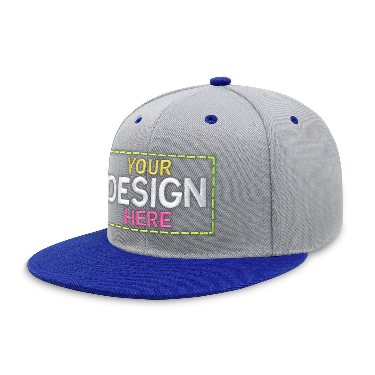 Custom Two-Tone Edge Flat Bill
