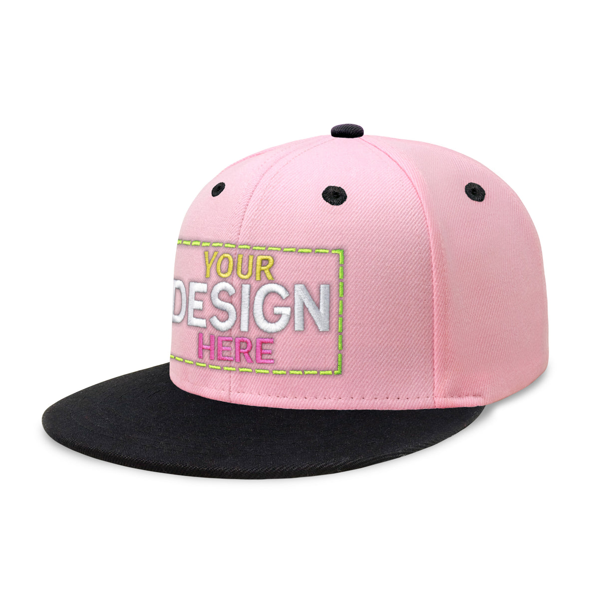 Custom Two-Tone Edge Flat Bill
