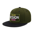 Custom Two-Tone Edge Flat Bill