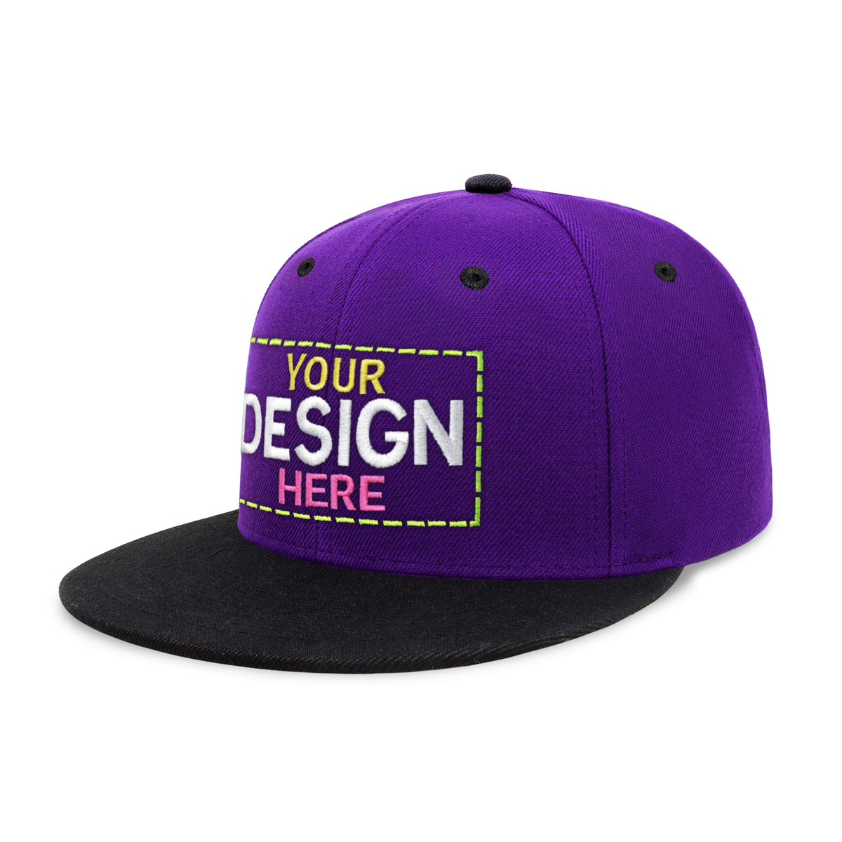 Custom Two-Tone Edge Flat Bill