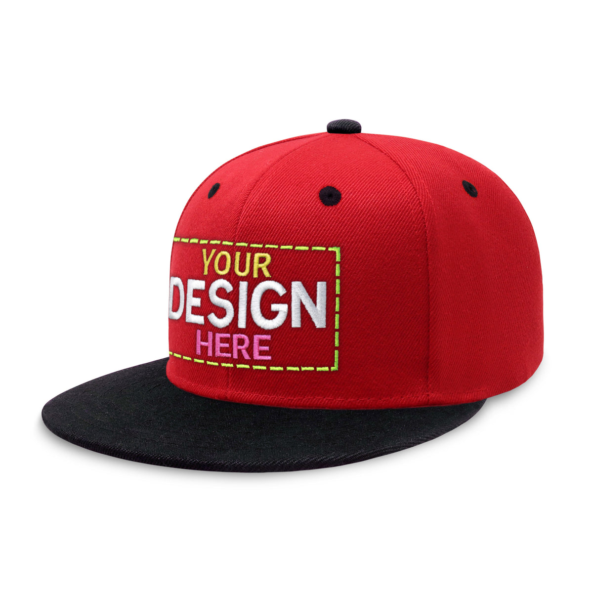 Custom Two-Tone Edge Flat Bill