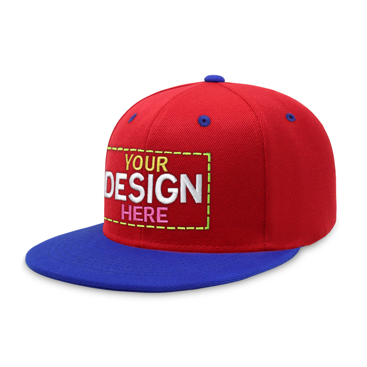 Custom Two-Tone Edge Flat Bill