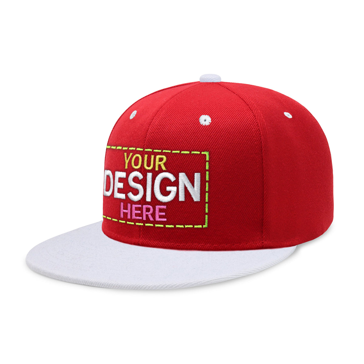 Custom Two-Tone Edge Flat Bill