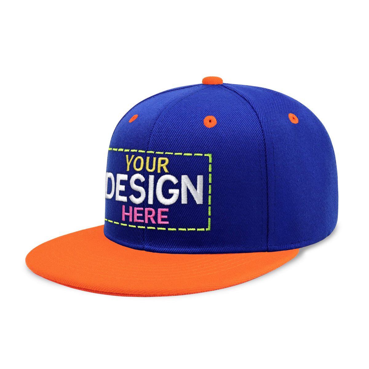 Custom Two-Tone Edge Flat Bill