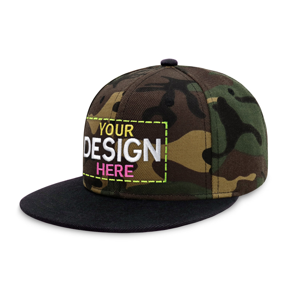 Custom Two-Tone Edge Flat Bill