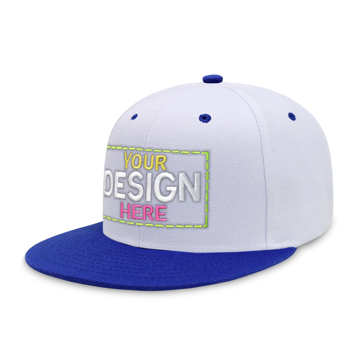 Custom Two-Tone Edge Flat Bill
