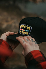 Strip Club Veteran Flat Bill Cap – Embroidered Adjustable Snapback Hat