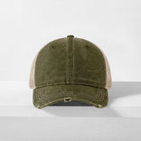 Vintage Mesh Trucker Cap – Cotton/Polyester Adjustable Fit & Breathable