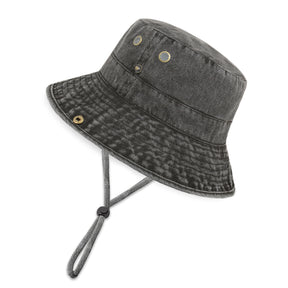 Wide Brim Bucket Hat