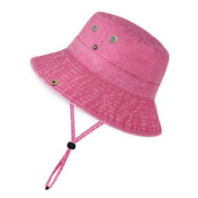 Wide Brim Bucket Hat