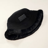 Reversible Bucket Hat for Winter – Corduroy & Faux Fur Cozy Hat