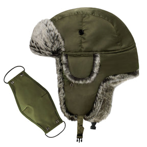 Waterproof Trapper Hat with Mask