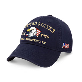 250th Anniversary USA Embroidered Dad Hat – Adjustable Cotton Baseball Cap
