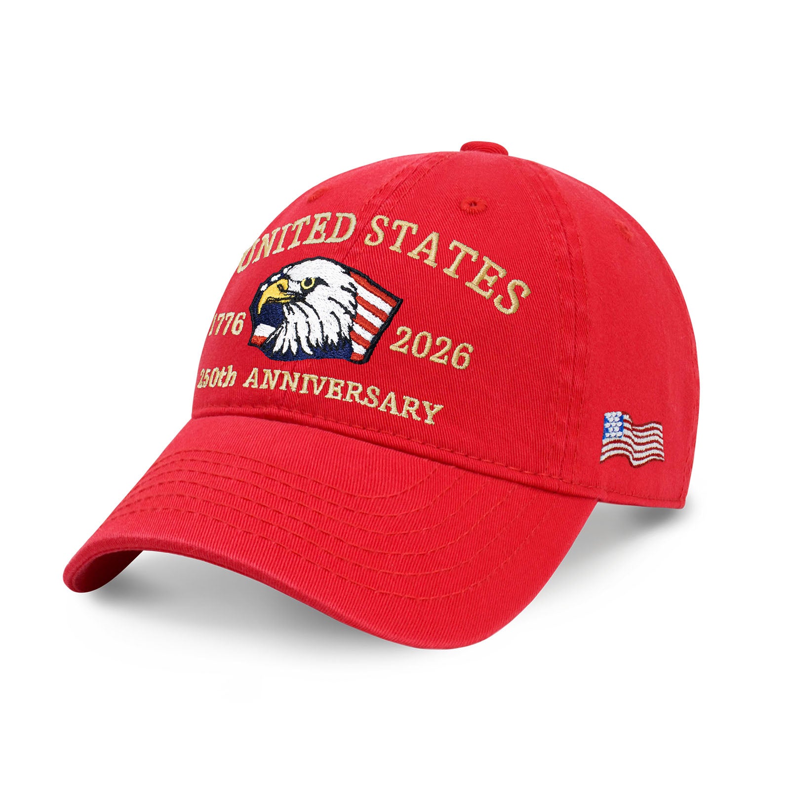 250th Anniversary USA Embroidered Dad Hat – Adjustable Cotton Baseball Cap
