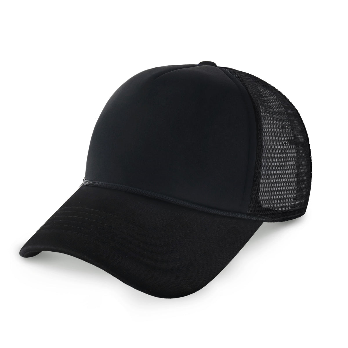Classic Foam Trucker Cap – Adjustable Mesh Trucker Hat