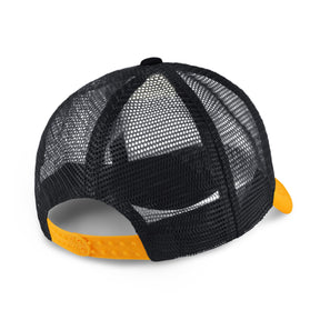 Two-Tone Foam Trucker Cap with Rope – Adjustable Mesh Trucker Hat