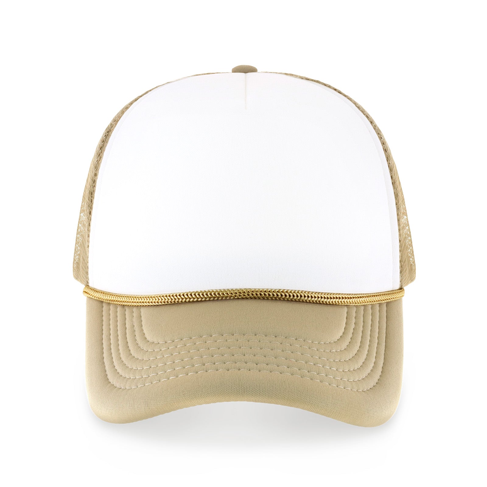 Two-Tone Foam Cap with Rope